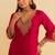 Hot pink embroidered silk kurta set