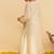 Ivory embroidered silk kurta set
