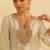 Ivory embroidered silk kurta set