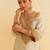 Ivory embroidered silk kurta set