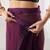 Wine color glassy two tone fabric bollywood style ready to wear saree