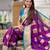 Magenta color beautiful woven designer meenakari banarasi silk saree