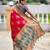 Pink color beautiful woven designer meenakari banarasi silk saree