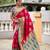 Pink color beautiful woven designer meenakari banarasi silk saree