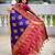 Violet color beautiful woven designer meenakari banarasi silk saree