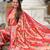 Pink color kanjivaram silk woven designer graceful partywear saree