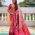Pink color kanjivaram silk woven designer graceful partywear saree