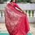 Pink color kanjivaram silk woven designer graceful partywear saree
