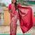 Pink color kanjivaram silk woven designer graceful partywear saree