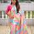Multy color soft silk woven designer graceful partywear saree