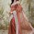 Brown color turkey fabric ready to wear bollywood style partywear saree