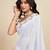 White color georgette fabric beautiful swarovski beads designer saree