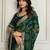 Green color festive special georgette fabric bandhej saree for festive looks