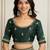 Green color festive special georgette fabric bandhej saree for festive looks