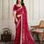 Pink color festive special georgette fabric bandhej saree for festive looks