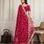Pink color festive special georgette fabric bandhej saree for festive looks