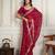 Pink color festive special georgette fabric bandhej saree for festive looks