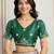 Pink color star georgette fabric designer embroidery work heavy ceremonial saree
