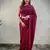 ready to wear wine color ethnic viscosee fabric woven lining saree