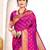 Purple color paithani silk woven designer ceremonial rich looks saree