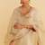 Ivory embroidered silk kurta set With Dupatta