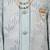 Boys sky blue silk sequined embroidered wavy motifs sherwani set