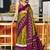 Mehendi soft pure cotton printed  fancy saree with blouse