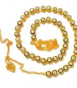 Kundan single  liner pearl juda waist belly hip chain belt kamarband keychain