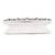 Multicolor beads embroidered leather clutch