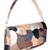 Multicolor sequin embroidered silk clutch