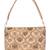 Gold sequin embroidered silk clutch