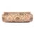 Gold sequin embroidered silk clutch