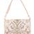 Multicolor embroidered silk clutch