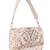Multicolor embroidered silk clutch