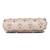 Multicolor embroidered silk clutch