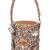 Gold sequin embroidered velvet potli bag