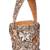 Gold sequin embroidered velvet potli bag