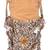 Gold sequin embroidered velvet potli bag