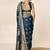 Firoji satin silk fancy  saree with blouse