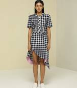 Blue printed cotton co ord set