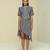 Blue printed cotton co ord set