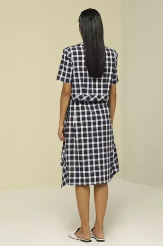 Blue printed cotton co ord set
