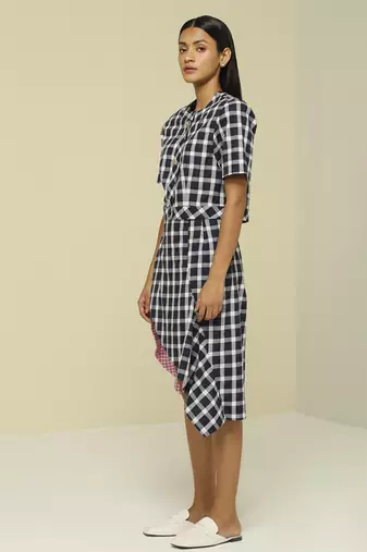 Blue printed cotton co ord set