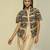 Gold plain silk jacket set