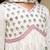 White cotton printed kurta sharara and dupatta for girls