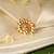 Gold plated temple ring