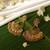Gold plated temple dangler earrings