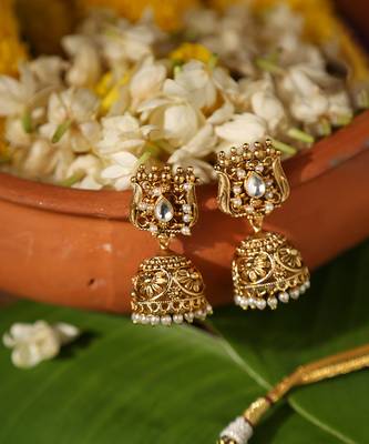 Gold plated temple necklace set 5