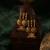 Gold plated temple necklace set