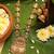 Gold plated temple necklace set